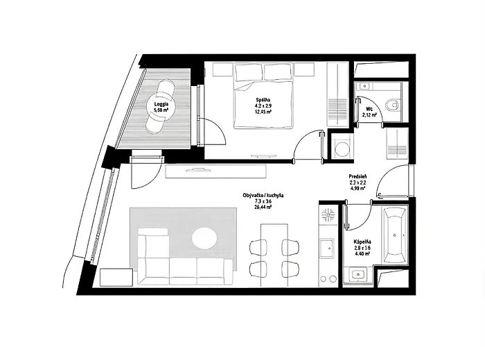 Appartement Sky Park Centre 1br High Fl - Free Parking *