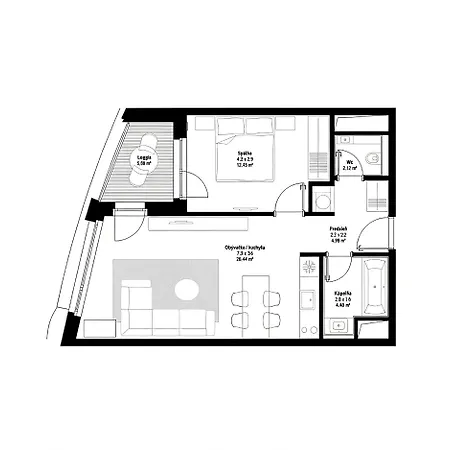 Apartamento Sky Park Centre 1br High Fl - Free Parking *
